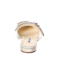 Manolo Blahnik Lurum Satin Mule
