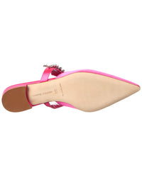 Manolo Blahnik Lurum Satin Mule