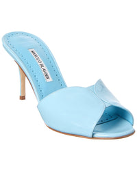 Manolo Blahnik Mumbimu Heeled Mule