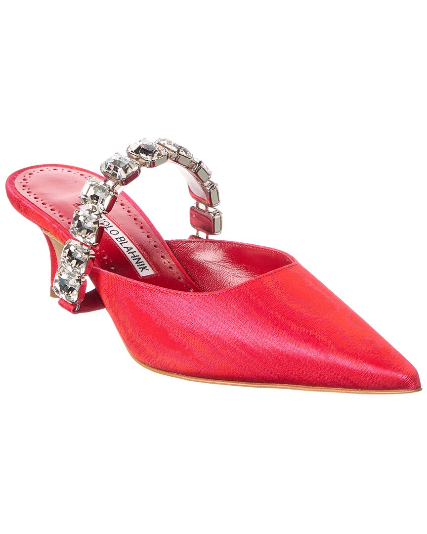 Manolo Blahnik Humibamu 50 Moire Mule
