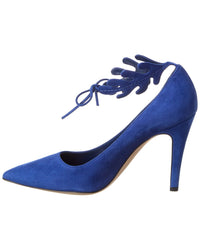 Manolo Blahnik Florettehi 100 Suede Pump