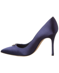 Manolo Blahnik Pluma 105 Satin Pump
