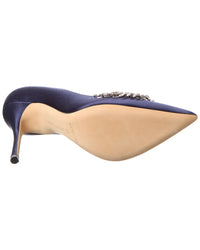 Manolo Blahnik Pluma 105 Satin Pump