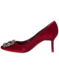 Manolo Blahnik Hangisi 70 Velvet Pump