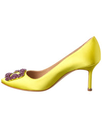 Manolo Blahnik Hangisi 70 Satin Pump