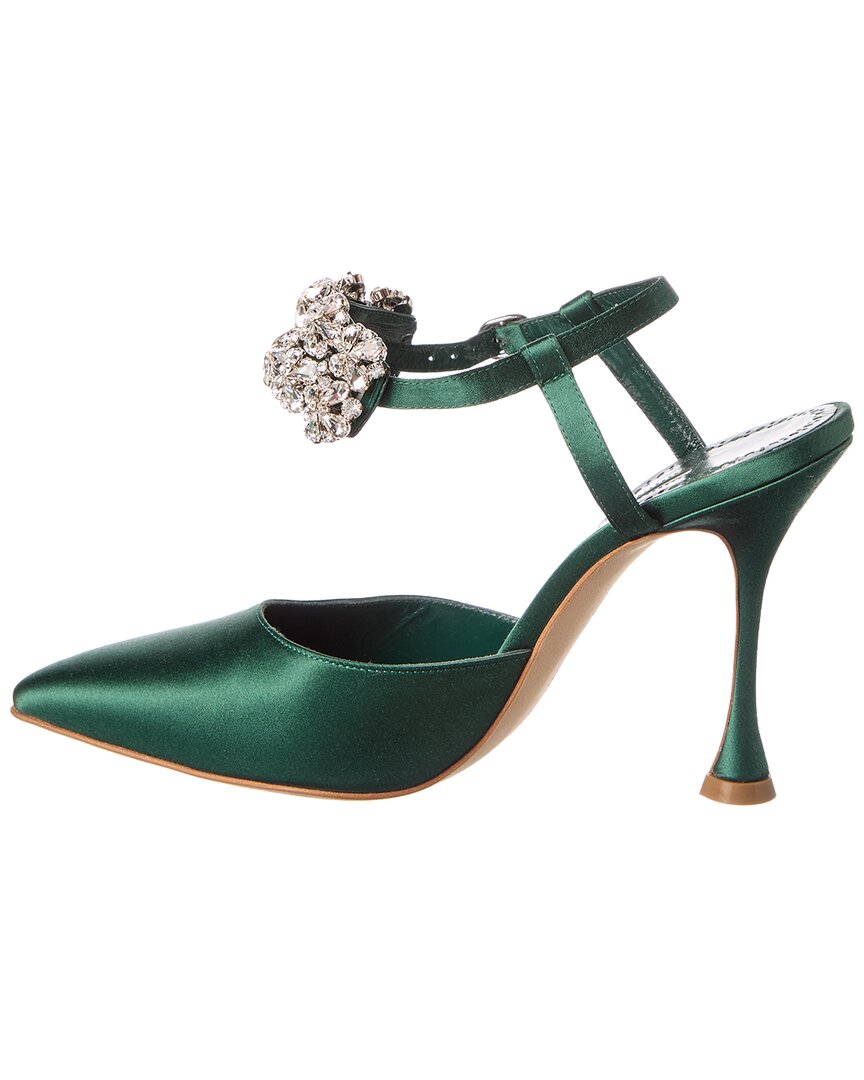 Manolo Blahnik Mabina 105 Satin Pump