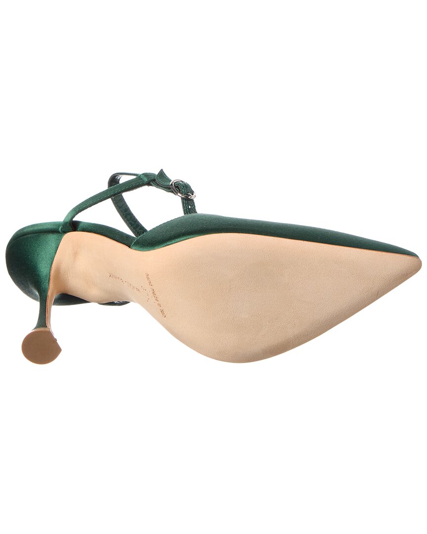 Manolo Blahnik Mabina 105 Satin Pump