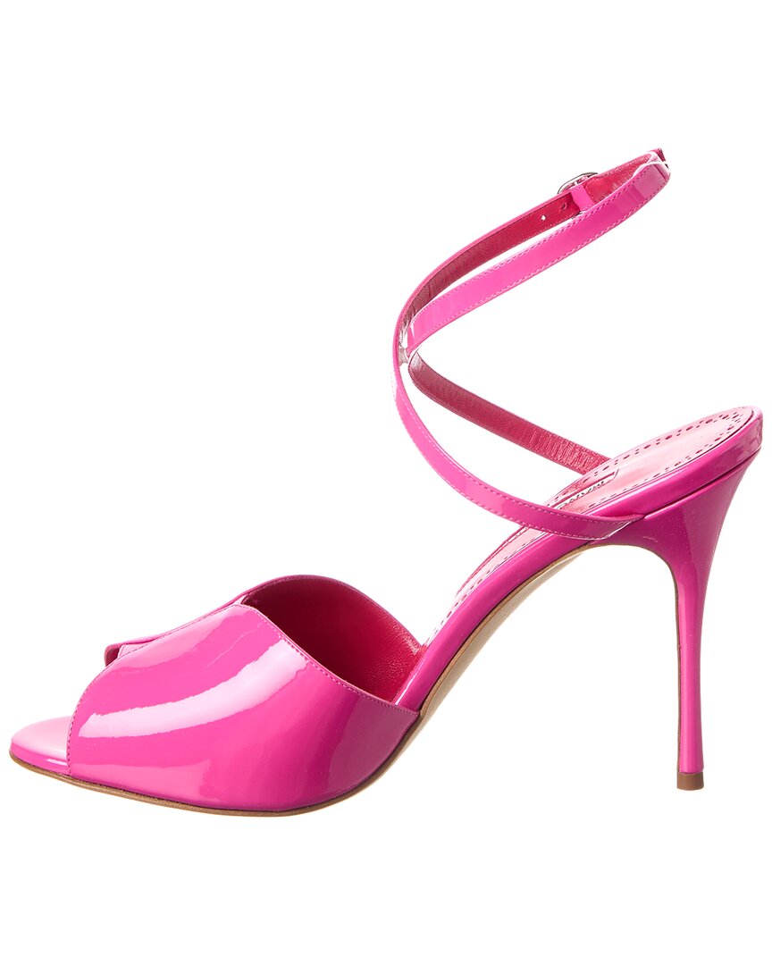 Manolo Blahnik Hourani 105 Patent Sandal