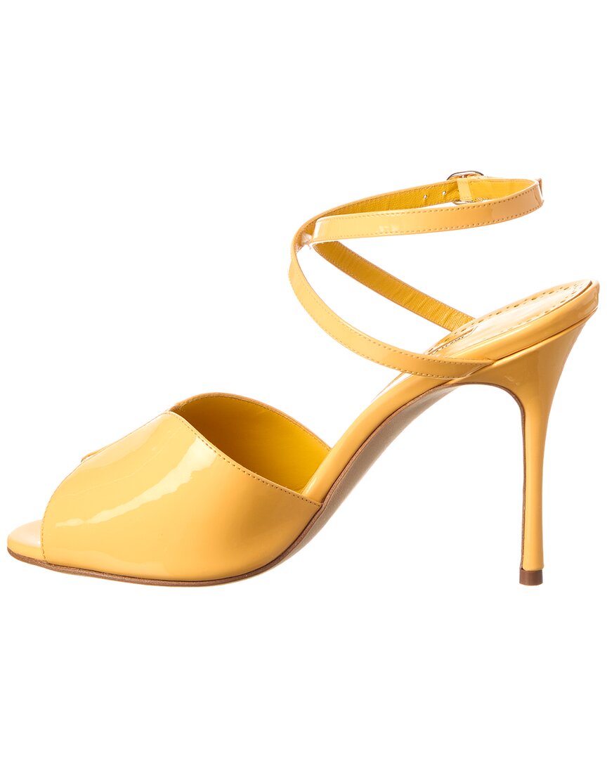 Manolo Blahnik Hourani 105 Patent Sandal