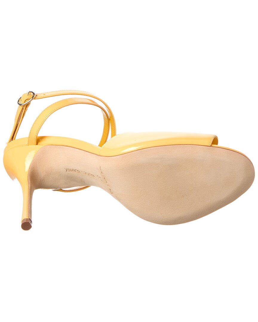 Manolo Blahnik Hourani 105 Patent Sandal