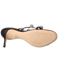 Manolo Blahnik Elsaka 100 Satin Sandal