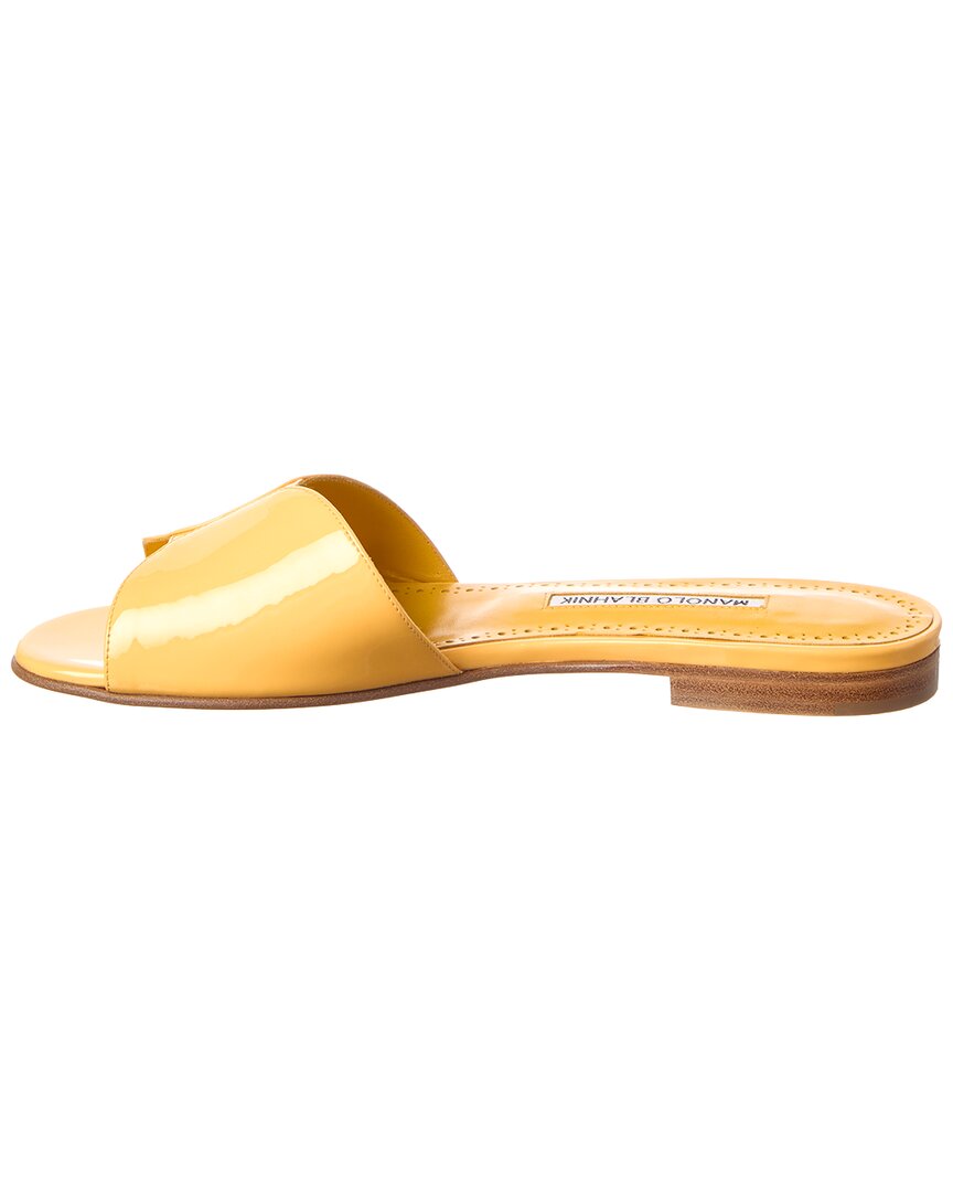 Manolo Blahnik Houramu Patent Sandal