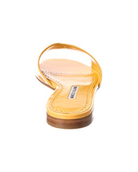 Manolo Blahnik Houramu Patent Sandal