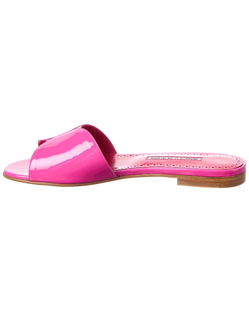 Manolo Blahnik Houramu Patent Sandal