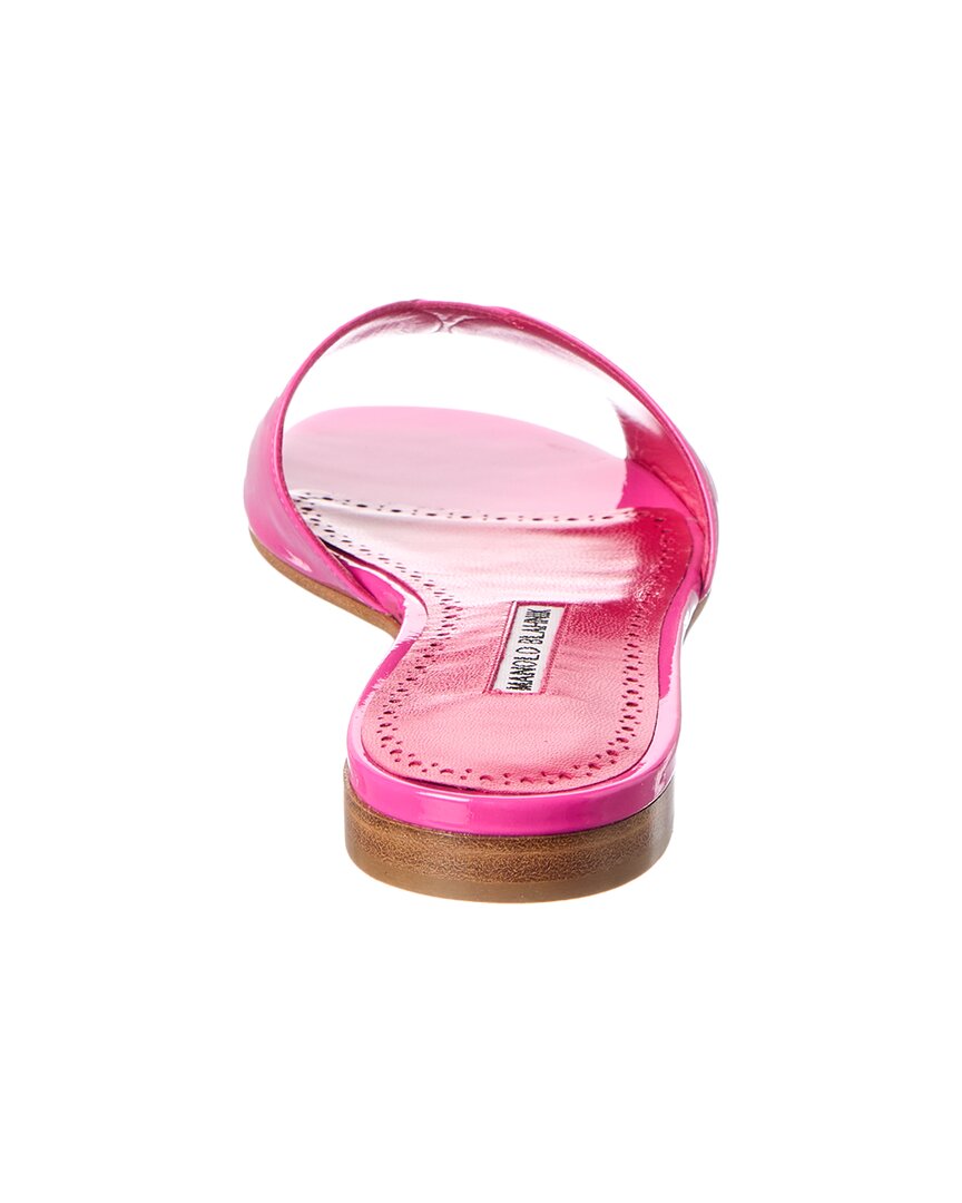 Manolo Blahnik Houramu Patent Sandal