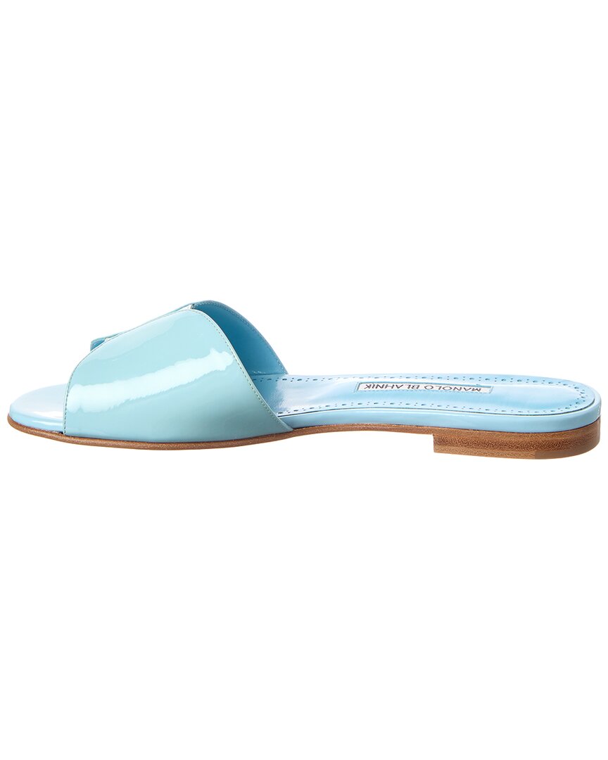 Manolo Blahnik Houramu Patent Sandal