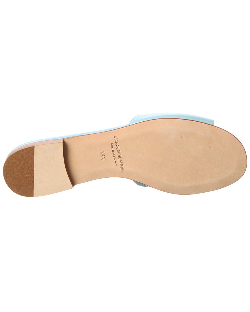 Manolo Blahnik Houramu Patent Sandal