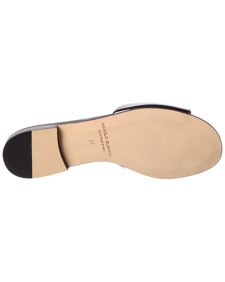 Manolo Blahnik Houramu Patent Sandal