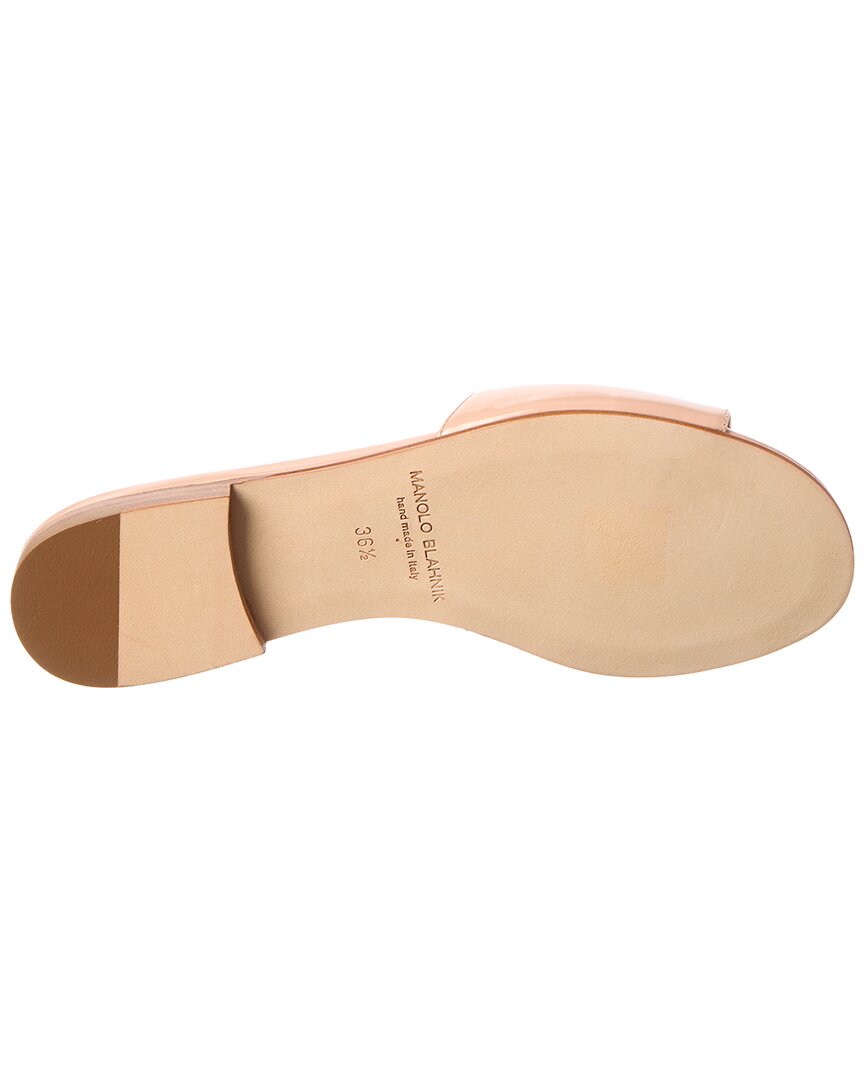 Manolo Blahnik Houramu Patent Sandal