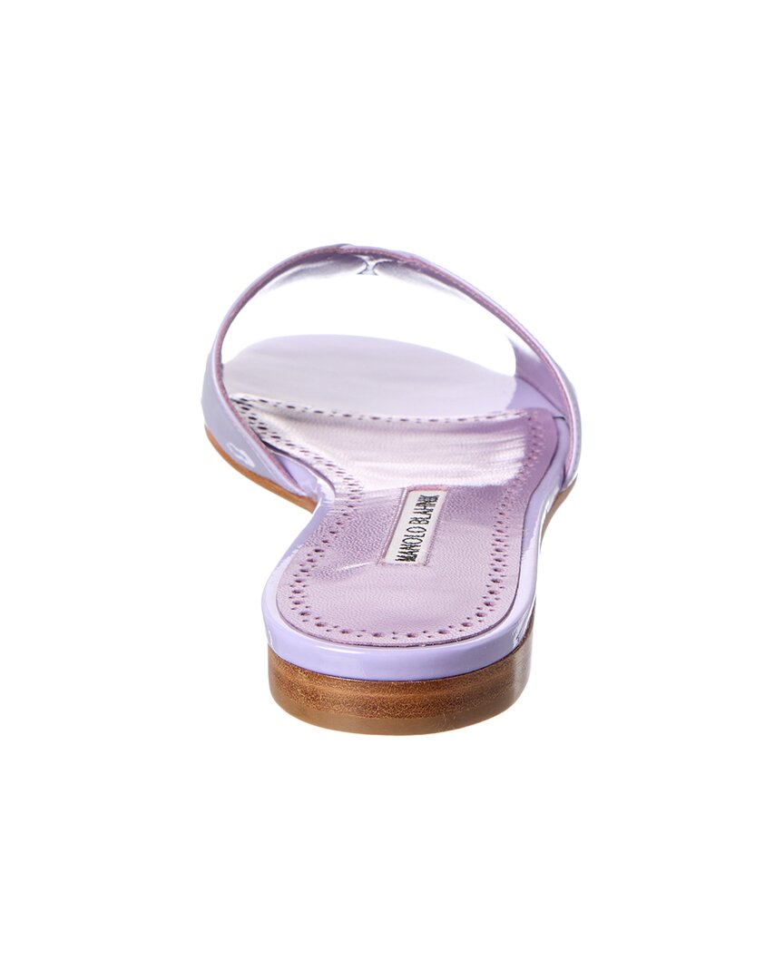 Manolo Blahnik Houramu Patent Sandal