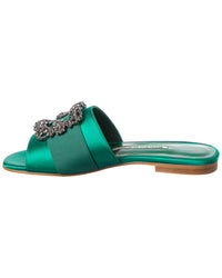 Manolo Blahnik Martamod Satin Sandal