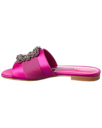 Manolo Blahnik Martamod Satin Sandal