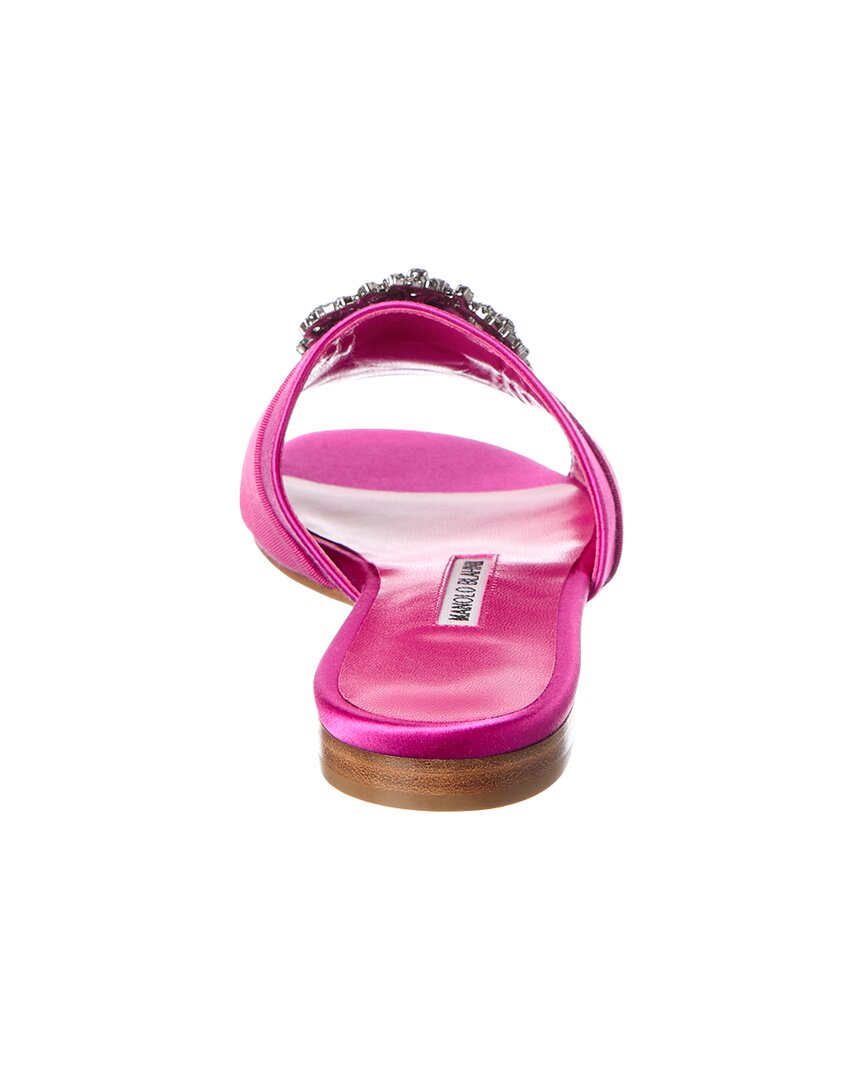 Manolo Blahnik Martamod Satin Sandal