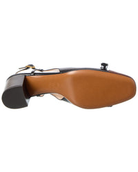 Valentino Bow 60 Leather Slingback Pump