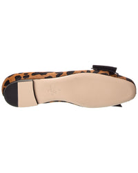 Valentino Bowow Haircalf & Suede Ballerina Flat