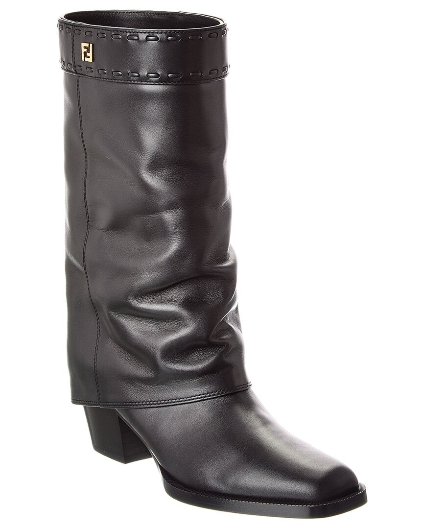 FENDI Fendi Ff Leather Boot