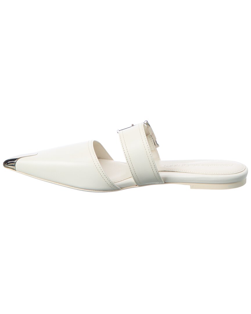 Alexander Mcqueen Boxcar Leather Flat