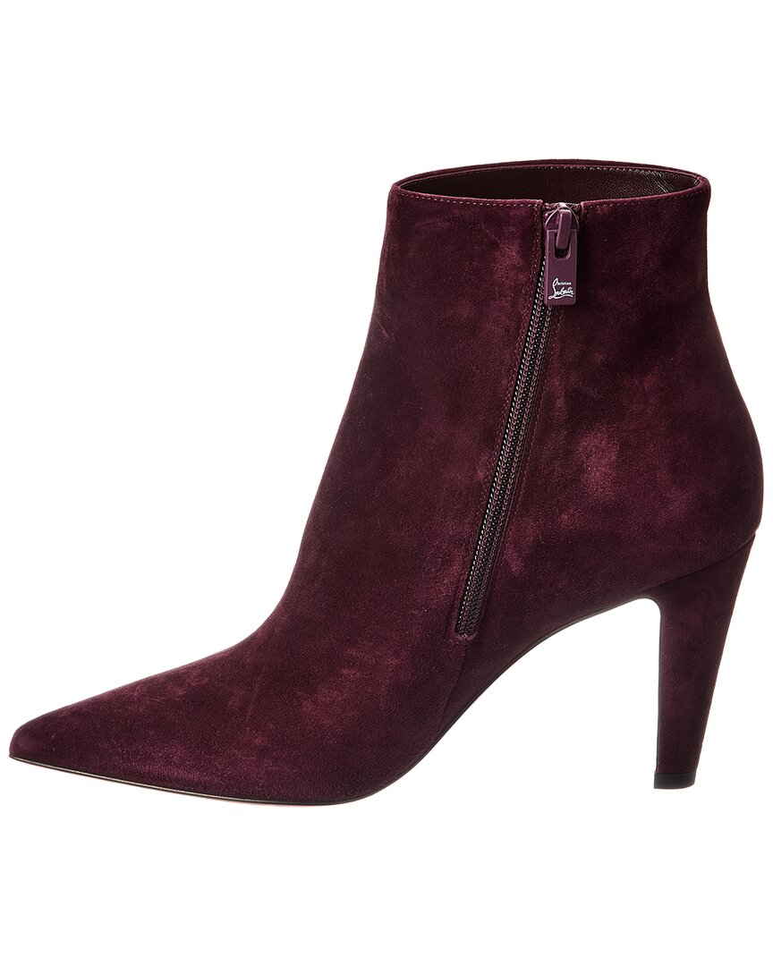 Christian Louboutin Vibella 85 Suede Bootie
