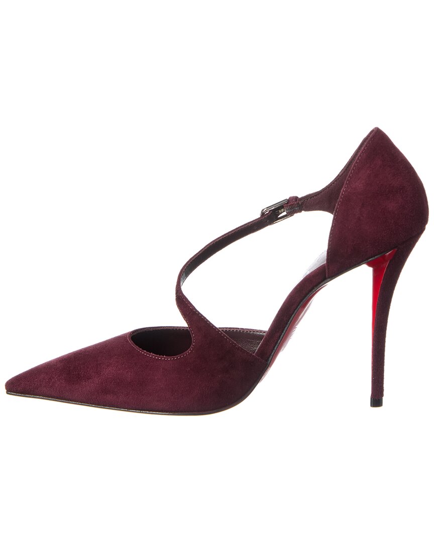 Christian Louboutin Miss Ziggyta 100 Suede Pump