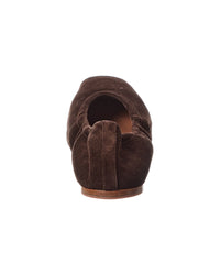Alaïa Square Suede Ballet Flat
