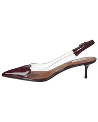 ALAIA Alaïa Le Coeur Vinyl & Patent Slingback Pump