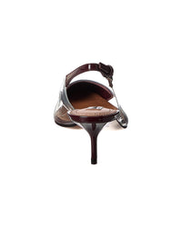 ALAIA Alaïa Le Coeur Vinyl & Patent Slingback Pump