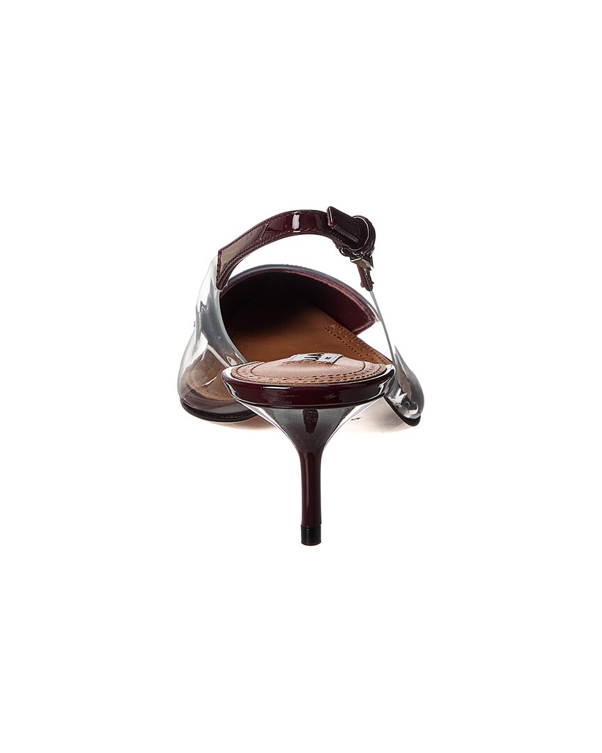 ALAIA Alaïa Le Coeur Vinyl & Patent Slingback Pump