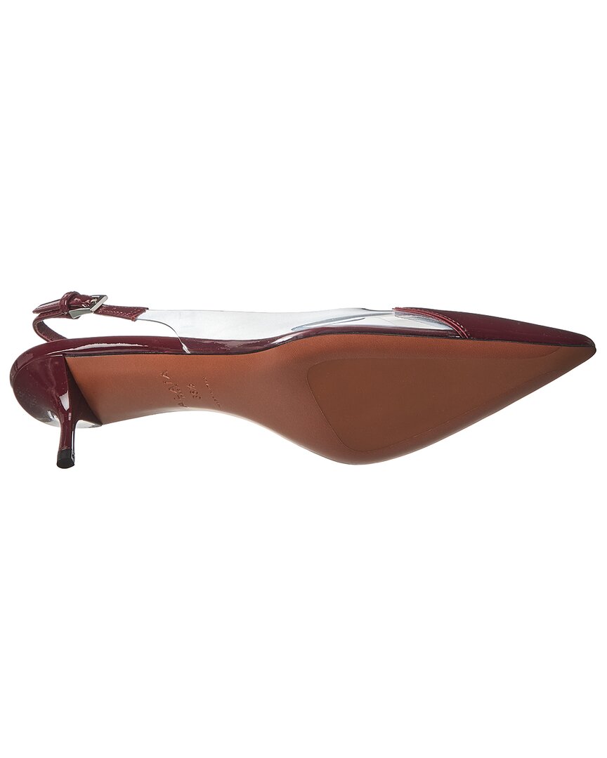 ALAIA Alaïa Le Coeur Vinyl & Patent Slingback Pump