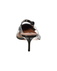 Alaïa Le Coeur Vinyl & Patent Slingback Pump