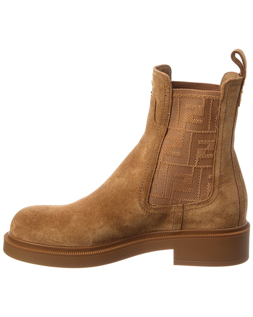 Fendi Filo Suede Biker Boot
