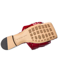 Bottega Veneta The Lido Intrecciato Patent Sandal