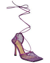 Bottega Veneta Bottega Veneta Stretch Leather Ankle Wrap Sandal