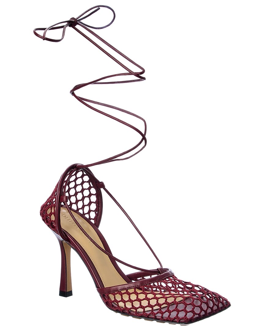 Bottega Veneta Bottega Veneta Stretch Leather Ankle Wrap Sandal