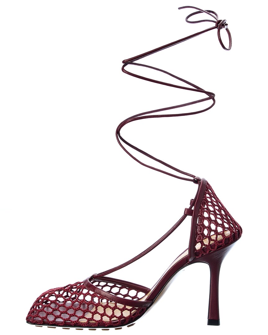 Bottega Veneta Bottega Veneta Stretch Leather Ankle Wrap Sandal
