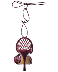 Bottega Veneta Bottega Veneta Stretch Leather Ankle Wrap Sandal