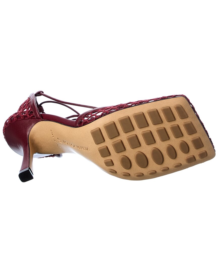 Bottega Veneta Bottega Veneta Stretch Leather Ankle Wrap Sandal