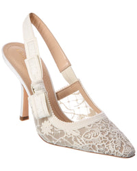 Dior J'adior Lace & Grosgrain Slingback Pump