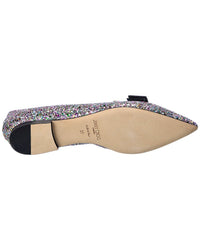 Jimmy Choo Gala Glitter Flat
