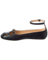 Chloé Misty Leather Ballerina Flat