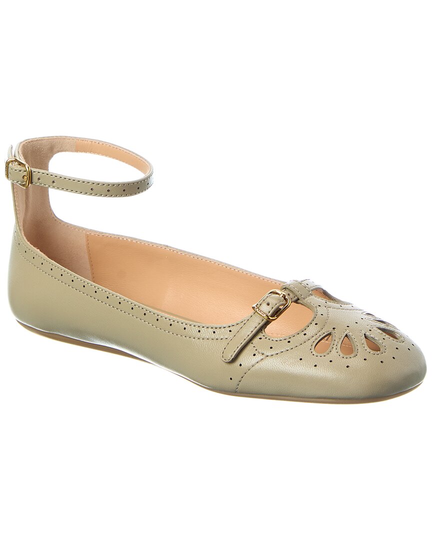 Chloé Misty Leather Ballerina Flat